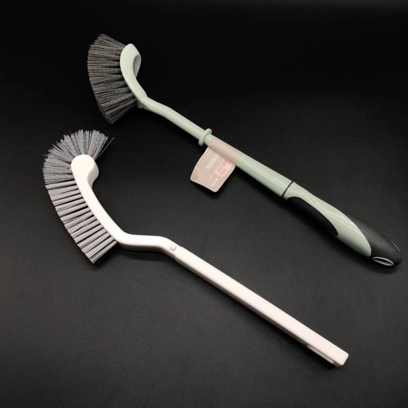 Long handle Urine Pot Brush Bent Small Head Children Toilet Brush Home Night Pot Brush Pee Basin Bedpan Brush Spittoon Cleaning Brush