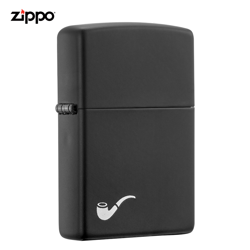 Zippo Lighter Original Genuine Black Dumb Paint Pipe Treasure Official Flagship Store Gift for Boyfriend