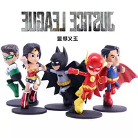 Q-DC Justice League Q Chính hãng Siêu nhân Trịnh Zhongji Lightning Batman Wonder Woman Đồ chơi búp bê 3 inch - Capsule Đồ chơi / Búp bê / BJD / Đồ chơi binh sĩ mô hình kimetsu