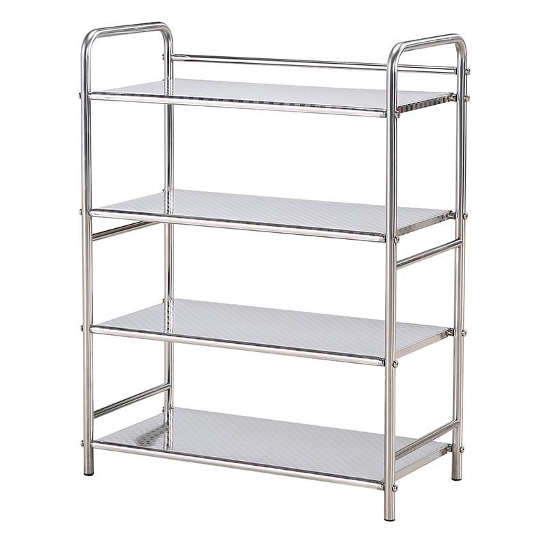304 stainless steel shoe rack 4 layers thickened Easy home multilayer assembly Economy Type Dormitory Dust-proof Living Room Shelf
