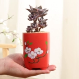 宣福 Корейский креативный керамический классический цветочный горшок, ручная роспись