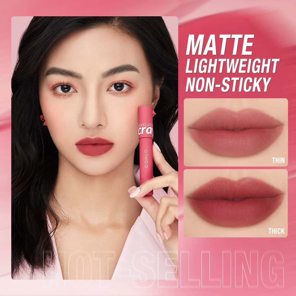  Velvet LipstiPJKlckMautte Lip Gloss Liqid Lip Tint Cream 8