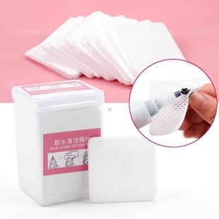 [200/400Pcs П pads remover для клей для наращивания ресниц без ворса]