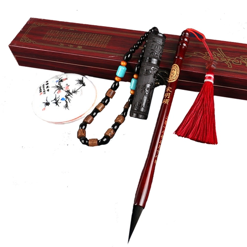 Кисть для письма, печать для хранения пуповины ручной работы, детский сувенир, набор, «сделай сам»