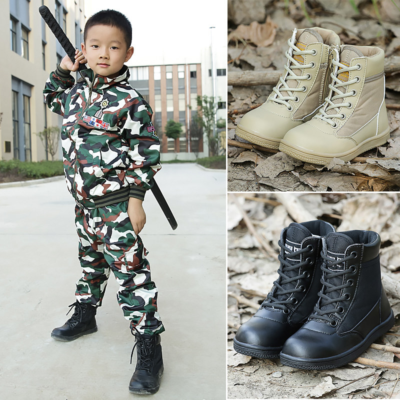 childrens combat boots