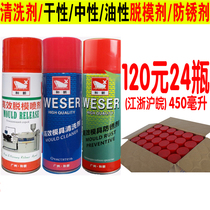 New and efficient mold cleaning agent release type thimble oil stain cleaning mold water rust inhibitor spray release agent