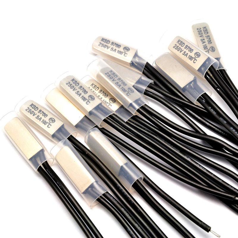 Ksd9700 Thermal Protector/Temperature Control Switch 30 Degrees ~ 160 Degrees Temperature Normally Closed 5A/250V Ksd9700 Thermal Protector/Temperature Control Switch 30 Degrees ~ 160 Degrees Temperature Normally Closed 5A/250V