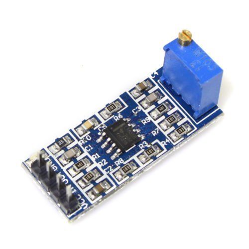 LM358 100 times gain signal amplification module operational amplifier module