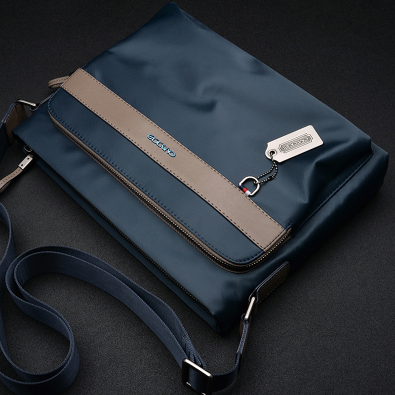 Hong Kong tide brand Korean version of the casual business men's bag nylon Oxford cloth spun messenger canvas bag shoulder bag men's cross section