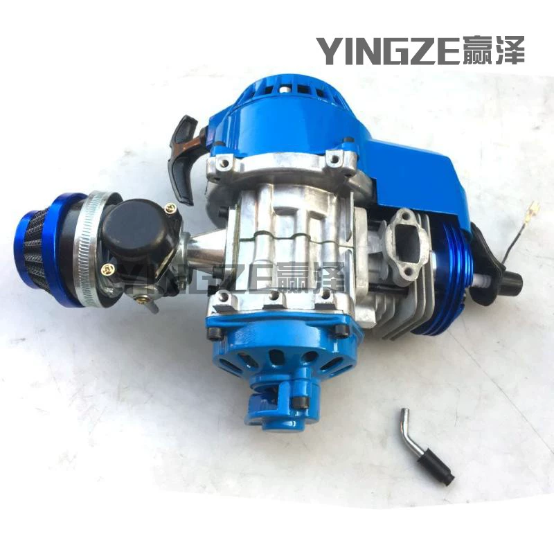 Xe thể thao nhỏ sửa đổi phụ kiện xe máy 49CC động cơ sửa đổi động cơ xi lanh sửa đổi động cơ xăng xe đạp - Phụ tùng xe máy