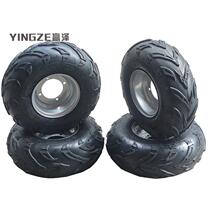 Homemade four-wheeled cardiner beach car retrofit accessories 7 inch tires 16X8-7 inch vacuum tire hub