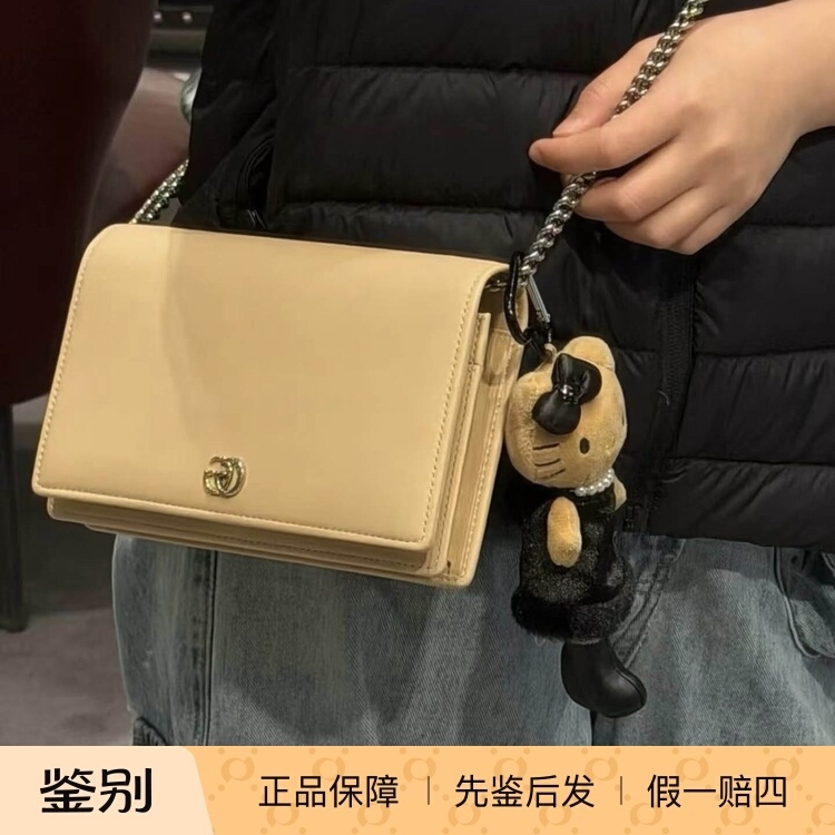 Gucci 790060 Women's Classic Gg Full Leather Chain Bag Handbag Woc Early Adopter Edition