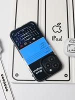 Apple, оригинальный дизайнерский совместимый чехол для телефона, черный iPhone 14, клавиатура, для влюбленных, 14promax, iphone, 12