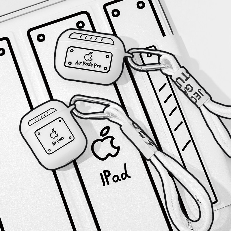 Secondary Yuan airpods3 protective shell silica gel frosted soft shell suitable for apple pro wireless earshell brief stroke