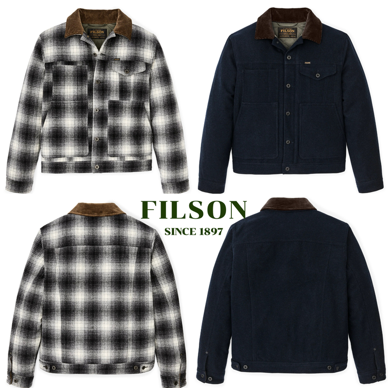 New Filson American Cruiser Wool Quilted Yellow Work Jacket 20299337 New Filson American Cruiser Wool Quilted Yellow Work Jacket 20299337