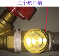 Three slot table front valve key magnetic heating key switch plate hand cylindrical sub-shaped key 3 grooves