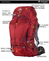  GREGORY Deva D60 D70 heavy mountaineering backpack backpack hiking bag spot