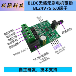BLDC24V75W 3 상 유도 브러시리스 드라이버 보드