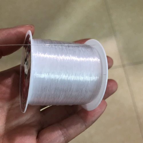 Аксессуар, нейлоновые плетеные шелковые нитки ручной работы, эластичный прозрачный браслет из бисера, леска, DIY