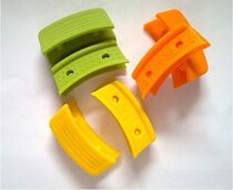 Food grade silicone handle Heat insulation handle Kitchen hot pot wok anti-scalding gloves handle Kitchen tools