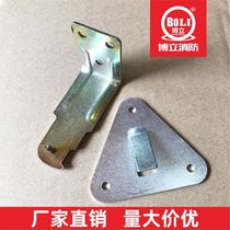 Dry powder fire extinguisher triangle hook wall wall hanging 2 3 4 KG household hook hanger pendant bracket