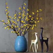 Jingdezhen ceramic vase decoration Modern new Chinese style creative living room dried flower arrangement Zen retro home decoration