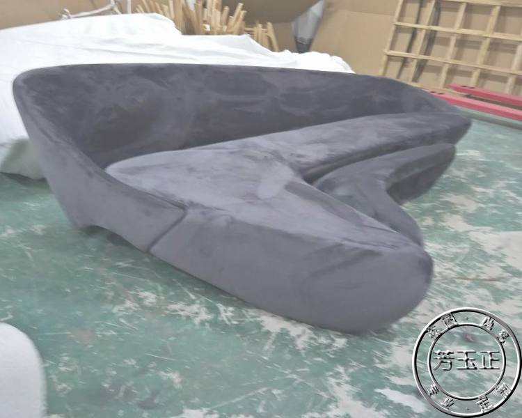 FRP moon sofa hệ thống trăng thiết kế cá tính sáng tạo đồ nội thất hình cong kết hợp sofa - Đồ nội thất thiết kế ghế xếp thư giãn dakita