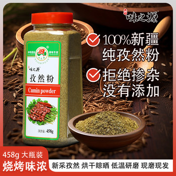 Source of Flavor Cumin Powder, Pure Xinjiang Specialty, Ground Cumin in Bottles, 458g, for Home and Commercial Use, Seasoning for Lamb Skewers