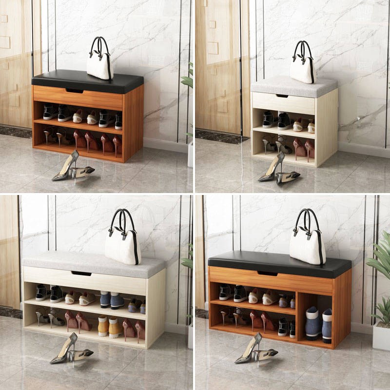 Stool Large capacity blood stool Small shoe cabinet Narrow door storage stool Mini shoe kitchen for cover stool Nordic