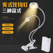 Raft fishing light fishing light yellow light double head rod slightly light night fishing special led light pull bait light fishing lamp raft rod fishing gear