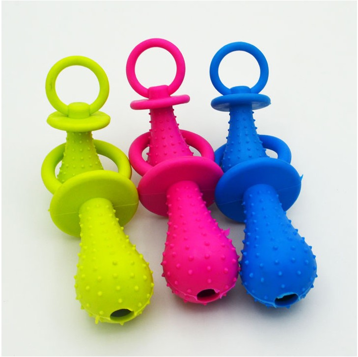 TPR barbell dog cắn kháng cao su đồ chơi gai quả tạ đồ chơi giáo dục mèo con chó đồ chơi pet nguồn cung cấp bóng đồ chơi cho chó