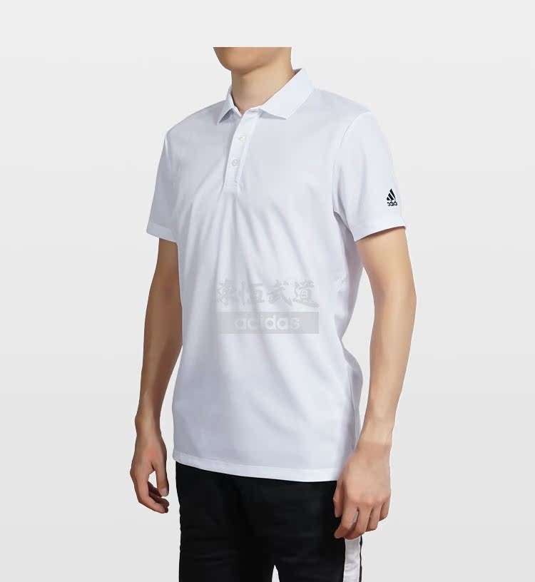 Adidas Adidas POLO áo thun ngắn tay Dòng Budo nhanh khô thoáng khí đứng cổ áo ve áo thể thao ngọn - Áo polo thể thao áo polo nam dài tay