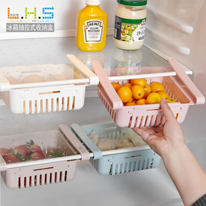 New Diagram for Household Refrigerator Accessories New Diagrage Collection Frame Scalable Pull-Pull Kitchen Classification