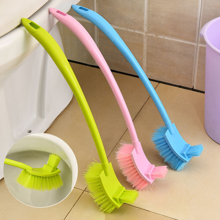 Dressing room Double sided toilet brush cleaning brush No dead angle Long handle Toilet Brush Wash Toilet Brush Toilet Brush Toilet Brush