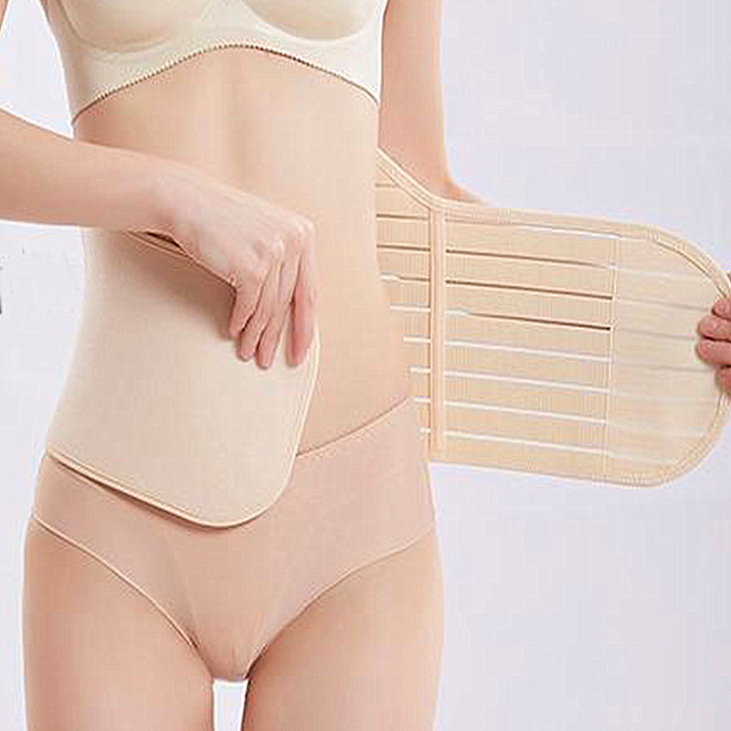 Postpartum girdle female strong natural birth shaping caesarean section female girdle waist artifact to collect small belly slimming moon