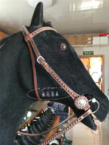 Imported carved decorative western water reins Oren harness equestrian supplies western saddle accessories cowhide water reins