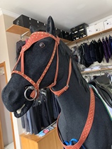 Custom Bull Leather Water Le Reins Chest with suit Oren horse with equestrian items horses equipped saddle accessories Water Le rênes