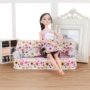 Búp bê Vải Sofa Vải Sofa Dress Up Barbie Doll House Set Set Phụ kiện Play House Children Đồ chơi bup bê chi bi