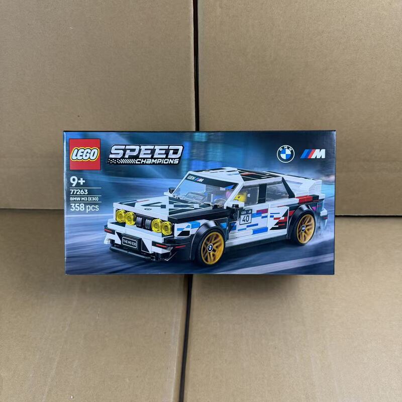 Lego77263 Bmw M3 E30 Racing Car Model Educational Building Block Toy Gift