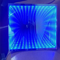 Abyss mirror Thousand Layers Mirror Tunnel Mirror Lamp Abyss Mirror Infinity Mirror Extension Time Tunnel Round No Frame