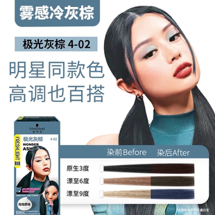 【极光灰棕】施华蔻染发膏泡泡染发剂