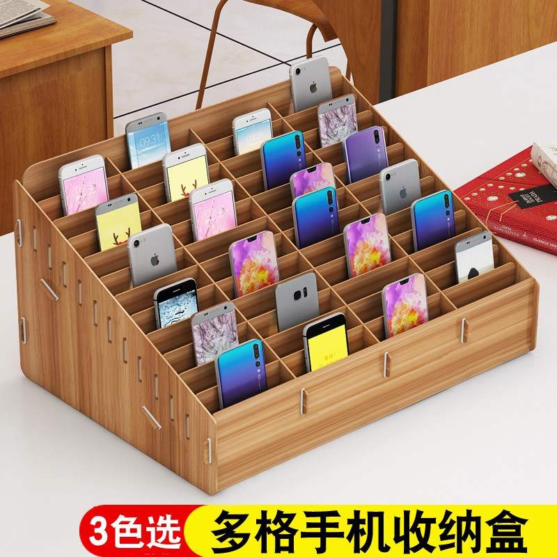 Shelf group control wooden charging micro-business bracket studio mobile game mobile phone work rack multiple mobile phone group control work
