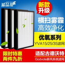 Fits Godvote Fresh Air System Filter YVA15 25 35 50 Junior High Efficiency Filter Cover