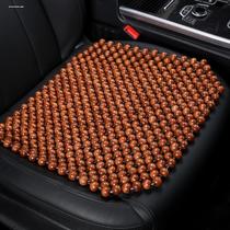 Wooden bead summer breathable seat cushion summer car wood bead seat cushion round bead cooling pad small square cushion camphor wood seat