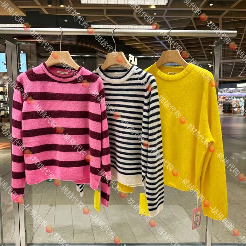 Zug Authentic Product 26 Autumn 4 Cashmere Silk Round Neck Knitted Top C263Kt01 Original Price 2350