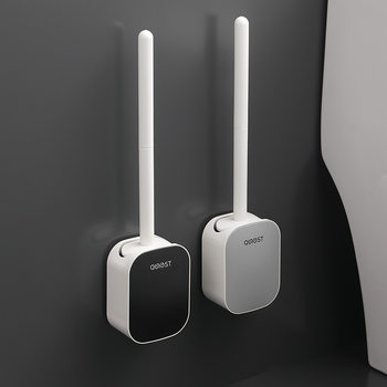 Toilet brush no dead angle no punching silicone