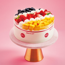 (City distribution) 85 degrees C fresh birthday cake 178 yuan fruit mousse ice cream dessert strawberry