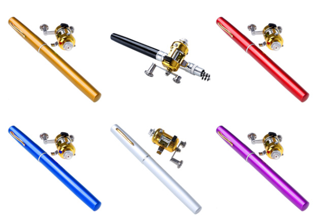 Ice Fishing Pen Rod Sea Rod Fishing Rod Drump Wheel Portable Fishing Rod