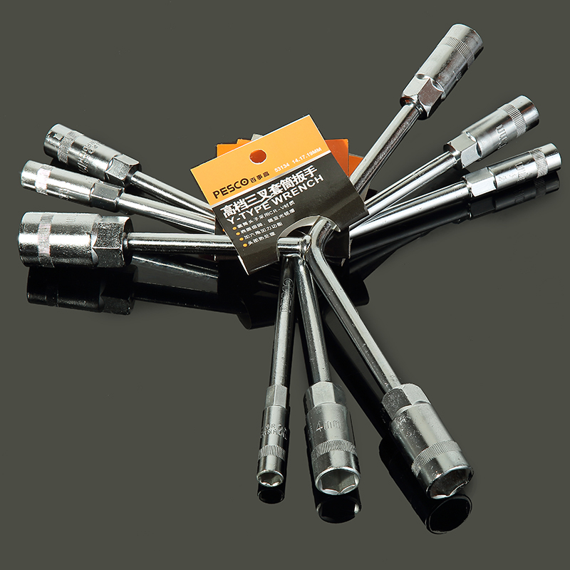 Three fork socket wrench Extended Y-type hexagon socket wrench Locomotive maintenance casing wrench tool set