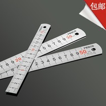 Pepsi High Tool Stainless steel ruler Ruler Steel ruler 15 30 50 100cm ruler Steel ruler